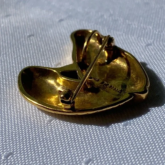 Metropolitan Museum of Art MMA Pahma Gold Frog Brooch Vintage Rare - Picture 8 of 13